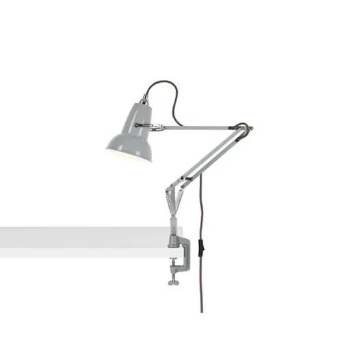 Anglepoise Original 1227 Mini Lampe med Klemme Dove Grey