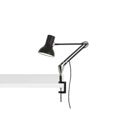 Anglepoise Type 75 Mini Lampe med Klemme Jet Black