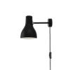 Anglepoise Type 75 Váglampe Med Kabel Jet Black