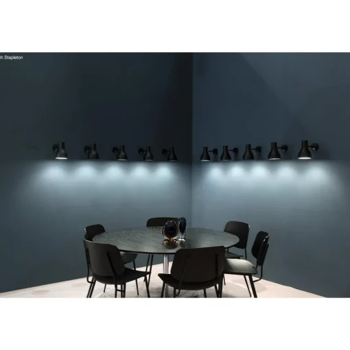 Anglepoise Type 75 Váglampe Med Kabel Jet Black