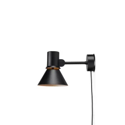 Anglepoise Type 80 W1 Váglampe Med Kabel Mat Sort