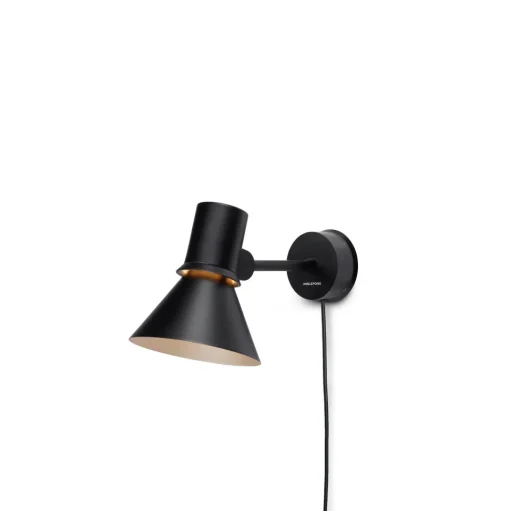 Anglepoise Type 80 W1 Váglampe Med Kabel Mat Sort