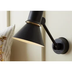 Anglepoise Type 80 W2 Váglampe med Ledning Mat Sort