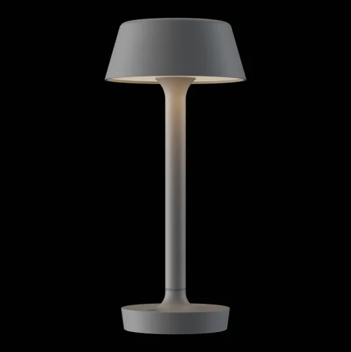 Antidark Companion T2 Bordlampe Stor Mat Grå