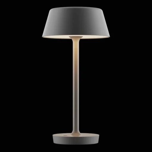 Antidark Companion T2 Bordlampe Stor Mat Grå