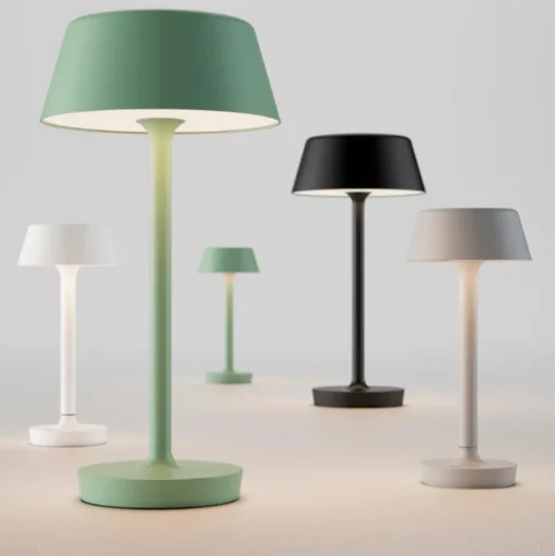 Antidark Companion T2 Bordlampe Stor Mat Grå