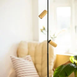 Antidark Decor Double F2 Gulvlampe Sort/Aluminium