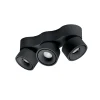 Antidark Easy Triple Spot Med Hul W3100 Sort