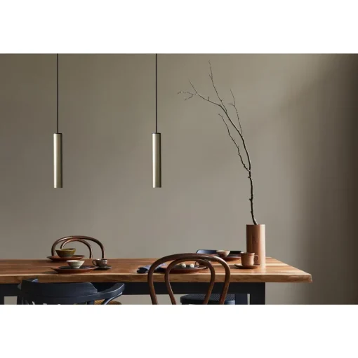 Antidark Tube Flex Pendel L35 Messing