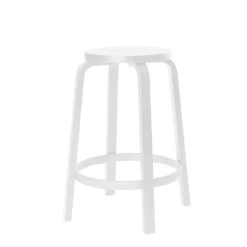 artek 64 Barstol H65 cm Hvid