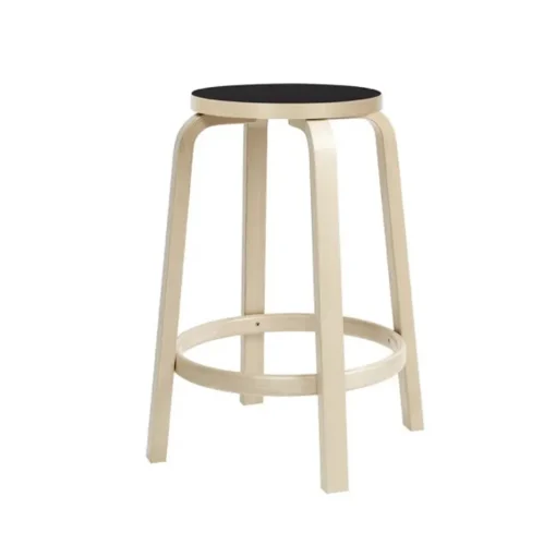 Artek 64 Barstol H65 Eg/Sort