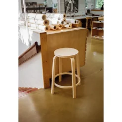 Artek 64 Barstol H65 Eg/Sort