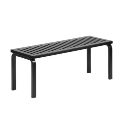 artek 153 Bánk Size A L112,5 cm Sort Lakeret Birk