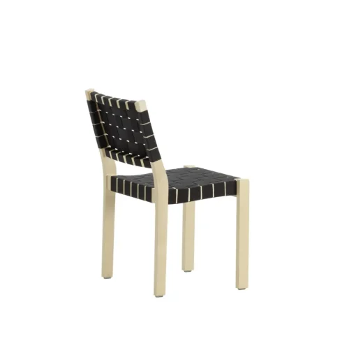 artek 611 Spisebordsstol Birk/Sort