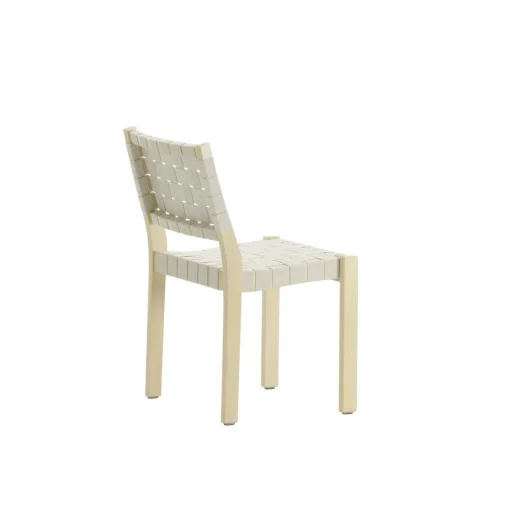 artek 611 Spisebordsstol Birk/Hvid