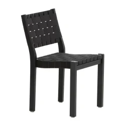 artek 611 Spisebordsstol Sort