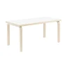 artek Aalto 80A Bord Rektangulárt Birk/Hvid Laminat