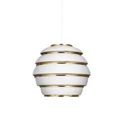 artek Beehive A331 Pendel Hvid & Messing
