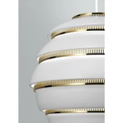 artek Beehive A331 Pendel Hvid & Messing