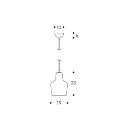 artek Glass Bell A440 Pendel Glas