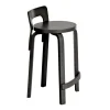 artek K65 Barstol Sort
