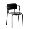artek Lukki Spisebordsstol Sort