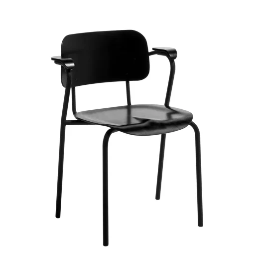 artek Lukki Spisebordsstol Sort