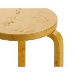 Artek Stool 60 Anniversary Edition Artek + Moomin Birk/Honning