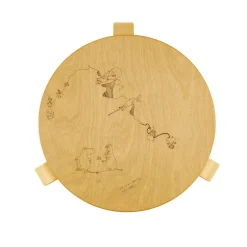 Artek Stool 60 Anniversary Edition Artek + Moomin Birk/Honning