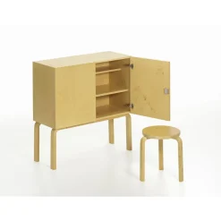 Artek Stool 60 Anniversary Edition Artek + Moomin Birk/Honning