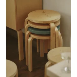 Artek Stool 60 Anniversary Edition Artek + Moomin Birk/Honning