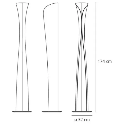 Artemide CADMO LED Gulvlampe 2700K Hvid