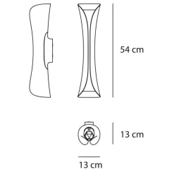 Artemide CADMO LED Váglampe Hvid