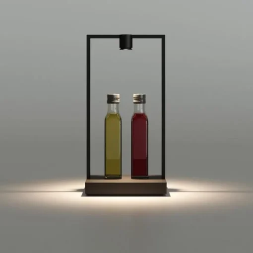 Artemide CURIOSITY 36 Bordlampe Med Kugle Sort/Brun