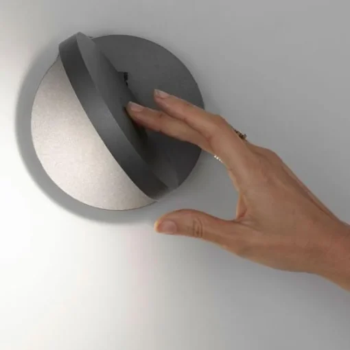 Artemide DEMETRA FARETTO Váglampe 2700K Med Tánd/Sluk Sort