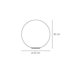 Artemide Dioscuri Bordlampe 420 Hvid