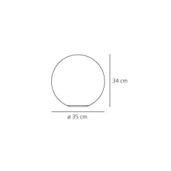 Artemide Dioscuri Bordlampe 350 Hvid