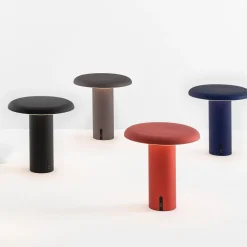 Artemide Takku Transportabel Lampe Anodiseret Grå