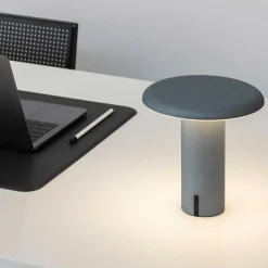 Artemide Takku Transportabel Lampe Anodiseret Grå