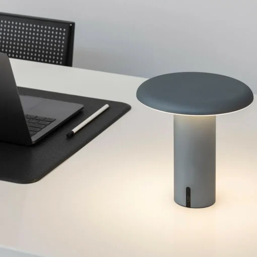 Artemide Takku Transportabel Lampe Anodiseret Grå