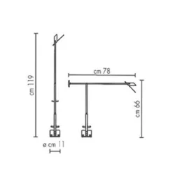 Artemide Tizio Bordlampe Sort