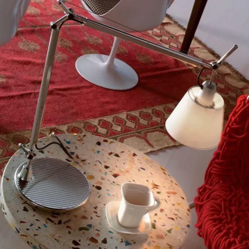 Artemide Tolomeo Basculante Bordlampe Pergament