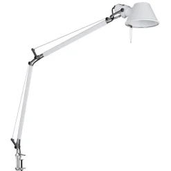 Artemide Tolomeo Bordlampe Hvid med Klemme