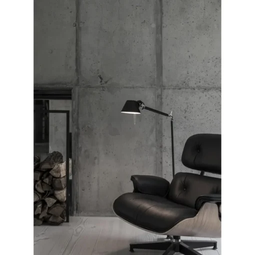 Artemide Tolomeo Lettura Gulvlampe Sort