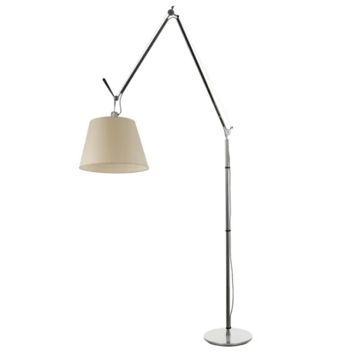 Artemide Tolomeo Mega Gulvlampe Pergament 36 cm Skárm med Lysdámper