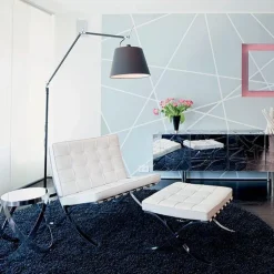 Artemide Tolomeo Mega Gulvlampe Sort 42 cm Skárm