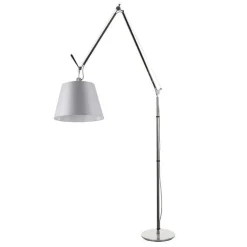 Artemide Tolomeo Mega Gulvlampe Satin 36 cm Skárm med Lysdámper