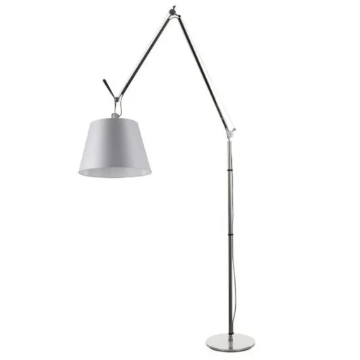 Artemide Tolomeo Mega Gulvlampe Satin 36 cm Skárm med Lysdámper
