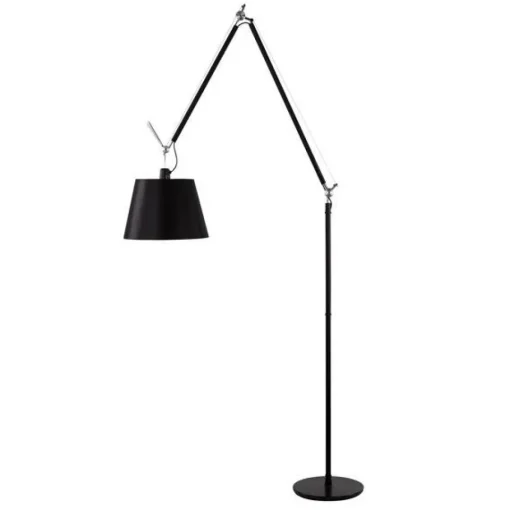 Artemide Tolomeo Mega Gulvlampe Sort 36 cm Skárm med Lysdámper