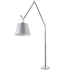 Artemide Tolomeo Mega Gulvlampe Satin 42 cm Skárm med Lysdámper
